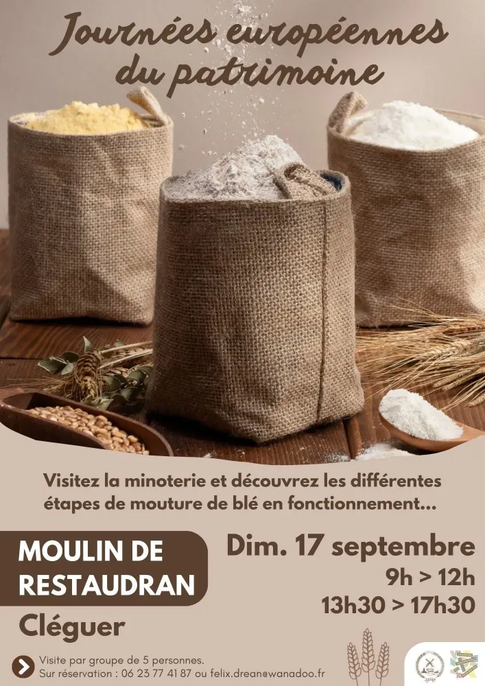 Moulin de Restaudran - Farine - Morbihan (1)