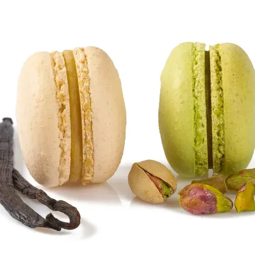 Ganaches macarons à la pistache
